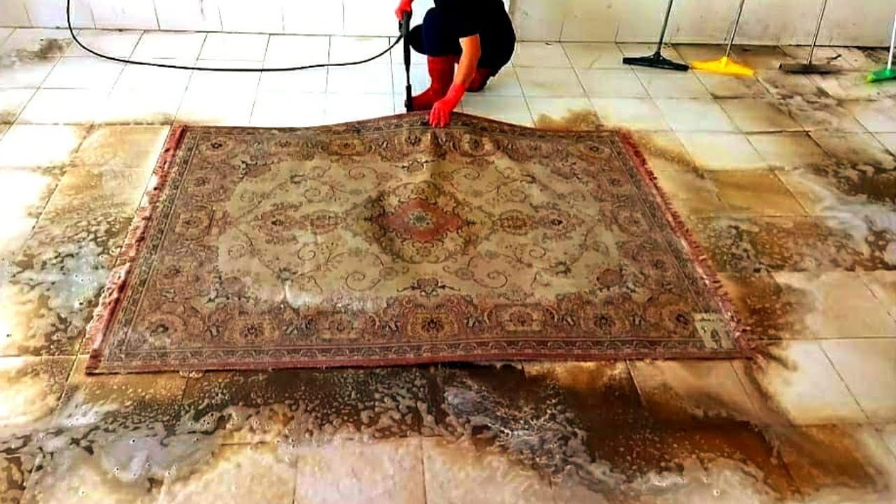 Terrible Dirty Carpet Cleaning - Satisfying Rug Deep Clean