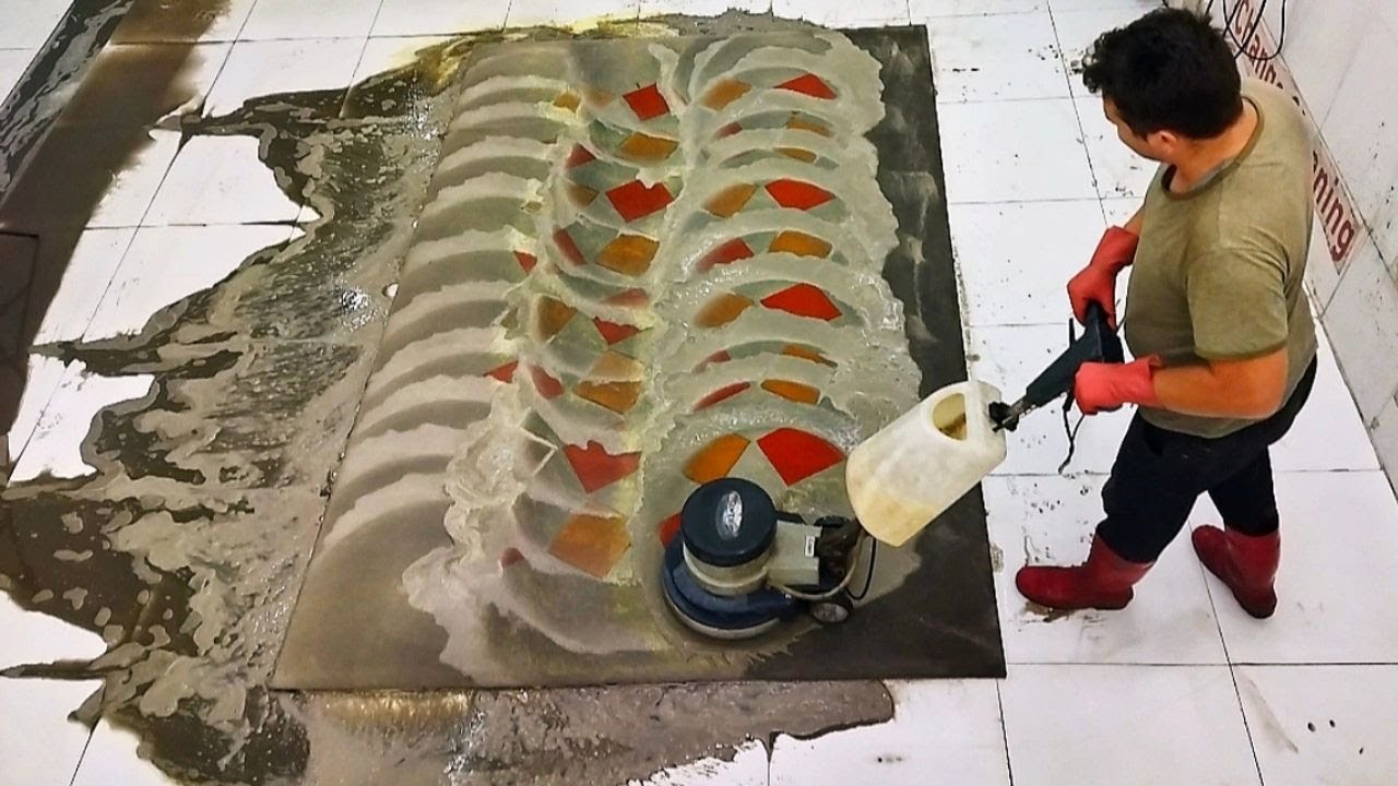 Battling a Giant Carpet – Satisfying Deep Clean