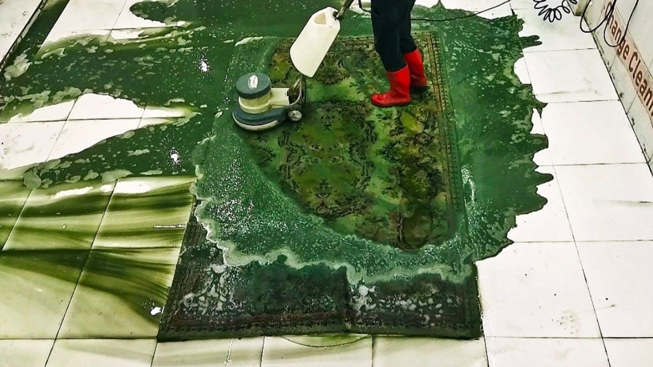 Extra Big Mossy Valuable Dirty Carpet Cleaning – Relaxing ASMR