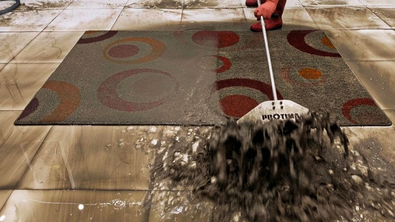 Jet Black Dirty Soft Furry Carpet Cleaning – Satisfying ASMR