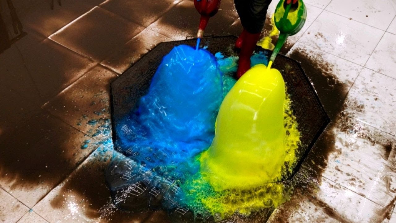 Waterfall Tactic! Interesting Dirty Rug Cleaning – Relaxing ASMR