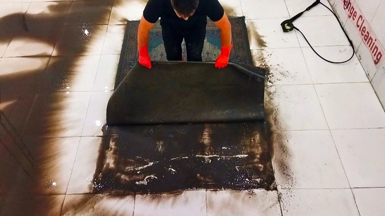 Incredible Dirty Slime-Covered Carpet Cleaning – Satisfying ASMR
