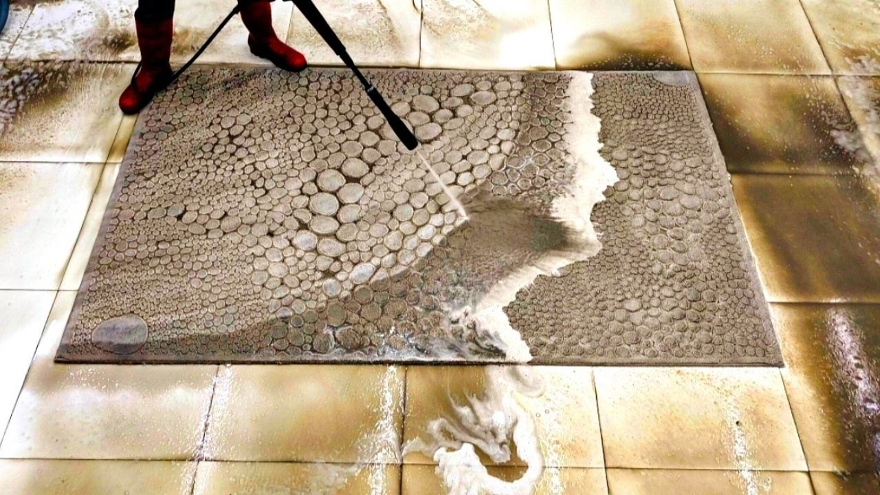Extremely Exhausted Dirty Carpet Deep Cleaning Process – ASMR