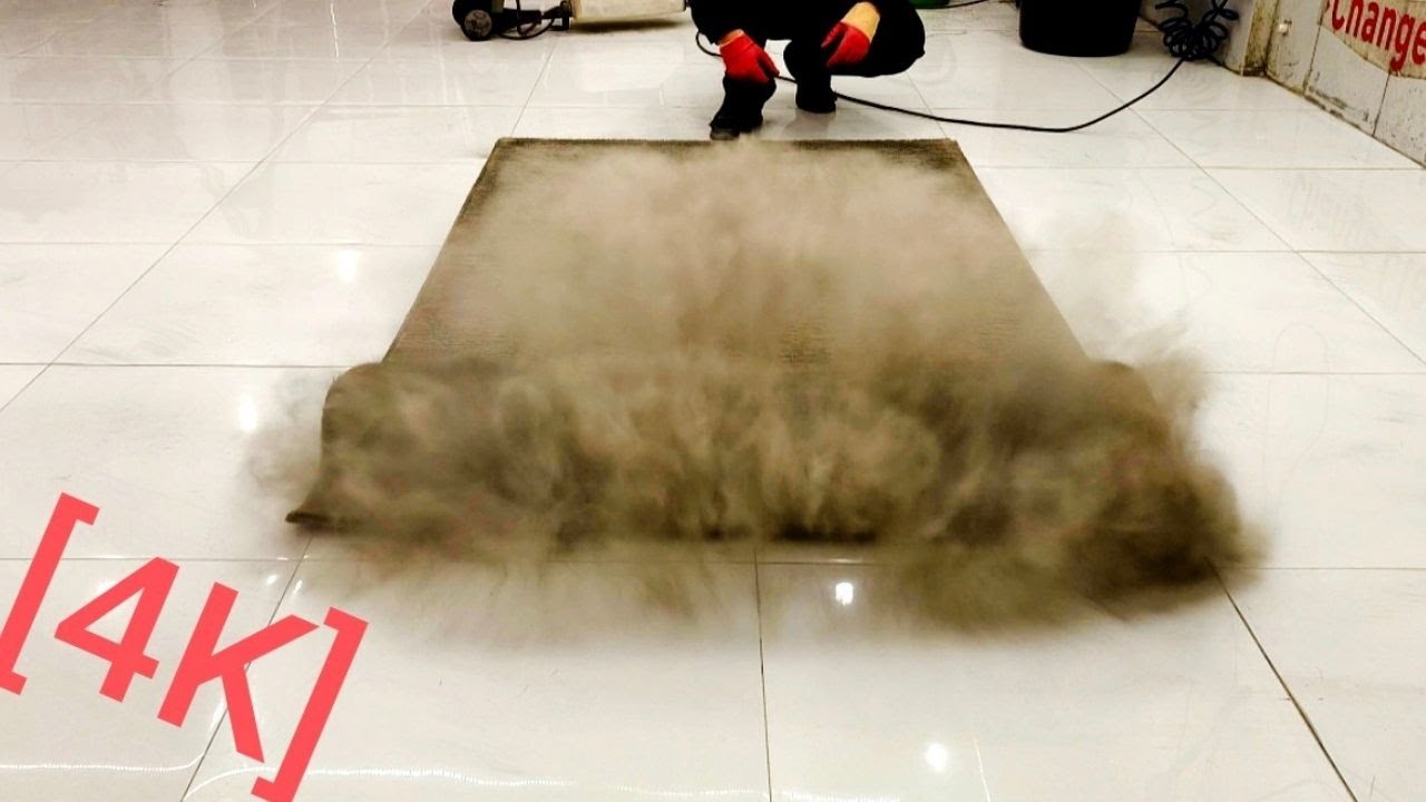 [4K] Treasure I Found in Trash – Carpet Cleaning ASMR