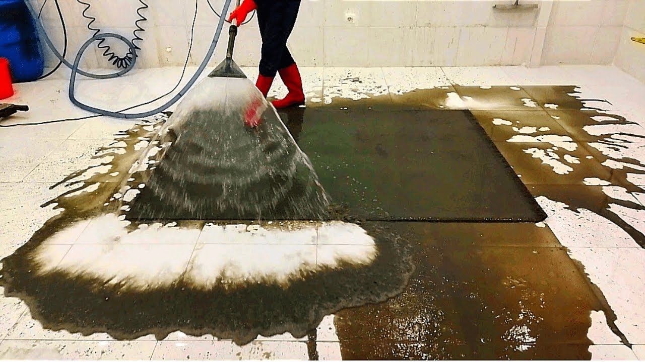 I Was Going to Weigh the Carpet but I Couldn't Lift It – Satisfying Deep Cleaning ASMR