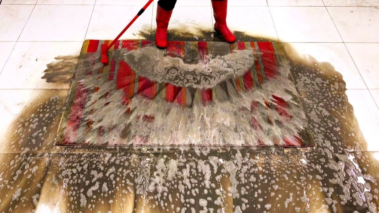 It Was Better This Time – Oddly Satisfying Rug Cleaning ASMR