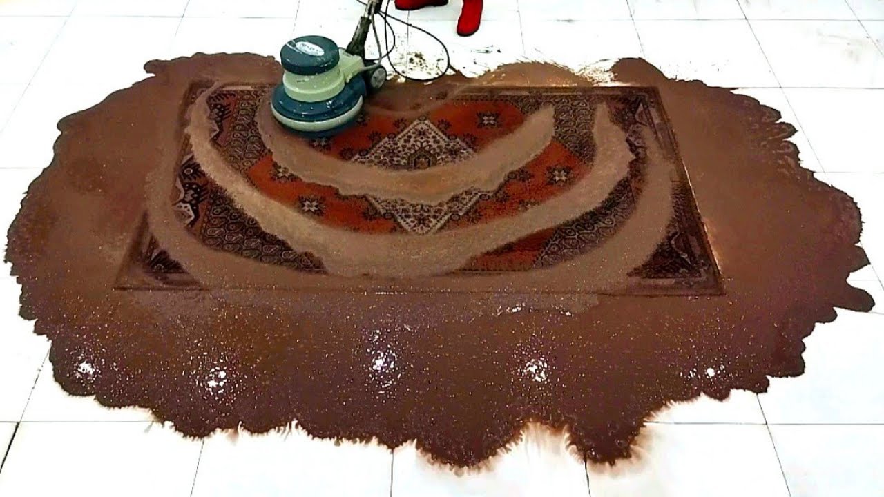 Traditional Dirty Carpet Cleaning Full of Slime – ASMR Rug Washing