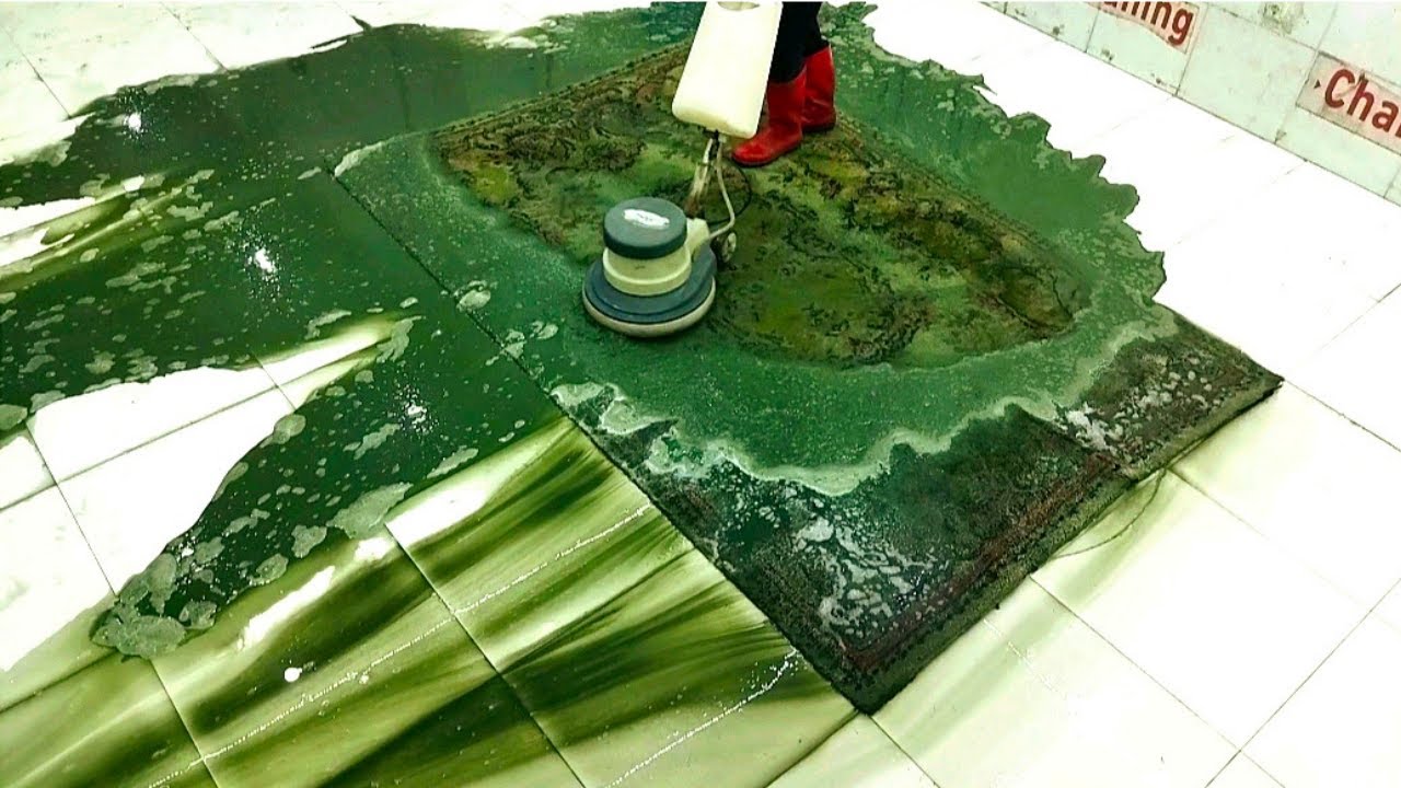 72 Years Old Goat Hair Dirty Carpet Transformation – Satisfying ASMR