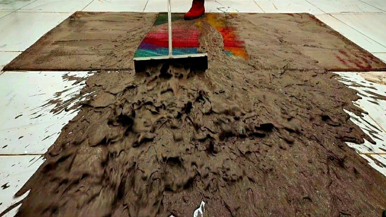 Full Slime and Dirt – Satisfying Colorful Stylish Carpet Cleaning ASMR