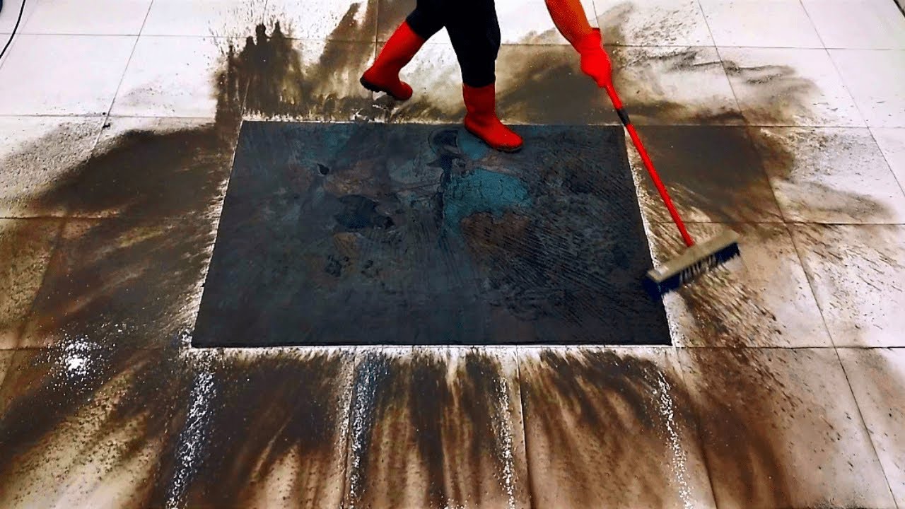 How to Clean Dirty Carpets That Seem Very Difficult – Step by Step Satisfying ASMR