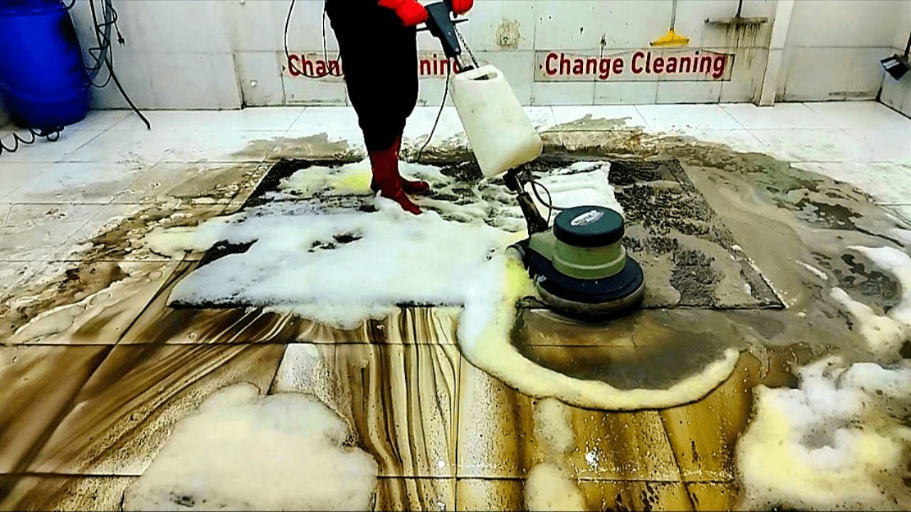 Plenty of Foam Against Heavy Dirt / Dirty Shaggy Carpet Cleaning – Satisfying ASMR