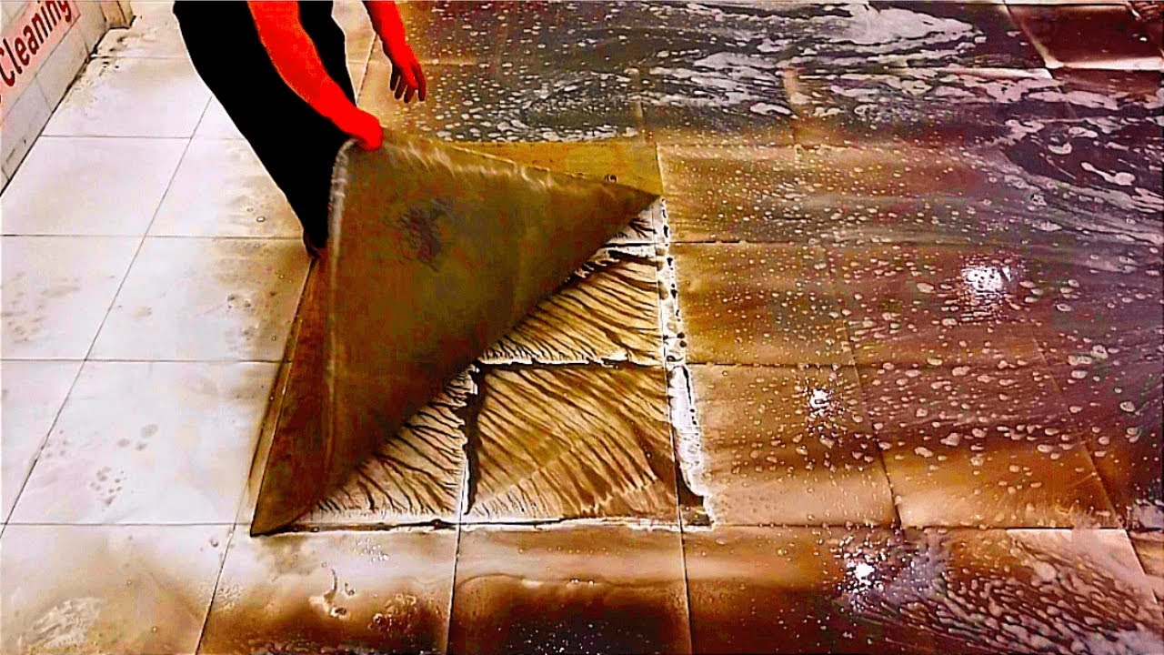 Deeply Slime Covered Dirty Carpet Cleaning – Satisfying ASMR