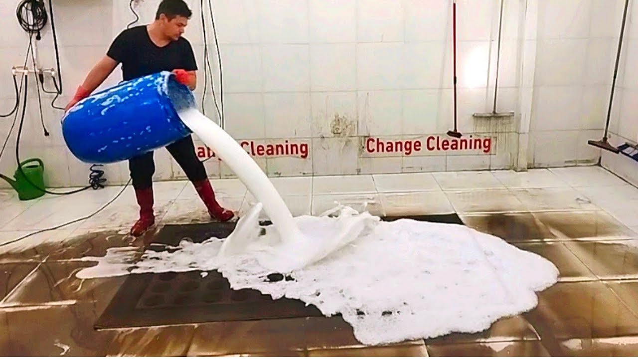 The Hardest One! Great Solution Against Heavy Aged Dirt – Satisfying Carpet Cleaning ASMR Thumbnail