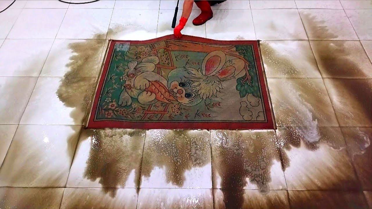 The Struggle of the Carpet That Is Too Dirty to Touch – Satisfying Cleaning ASMR