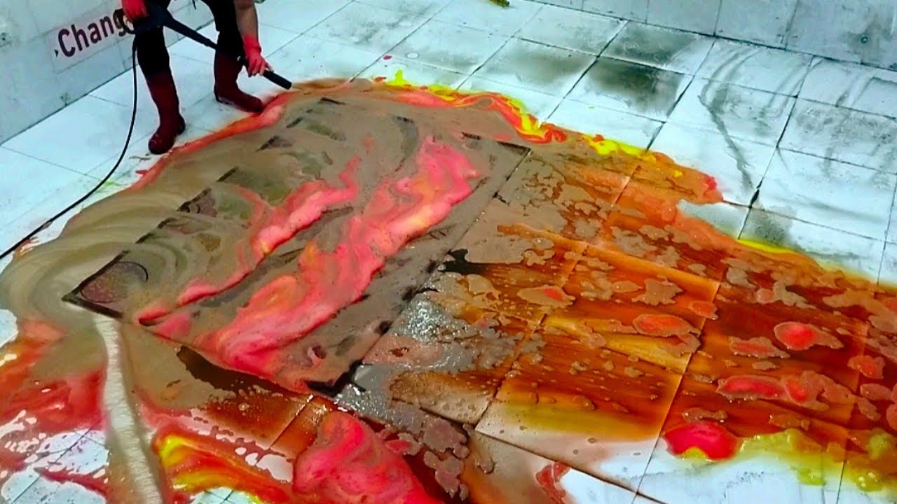 Disgustingly Dirty Wonderful Color Carpet Cleaning – Satisfying ASMR