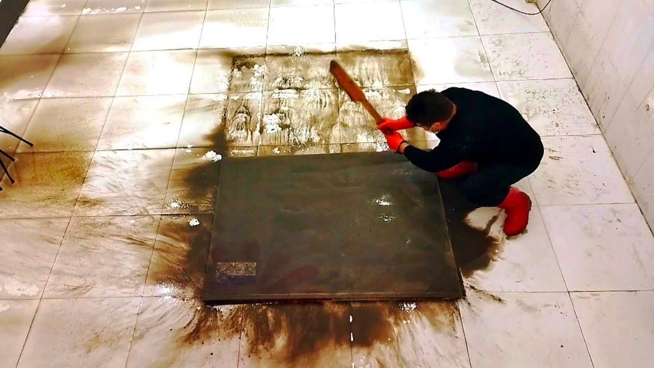 Forcing the Carpet to Be Cleaned by Using Viol.ence – Carpet Cleaning Satisfying ASMR