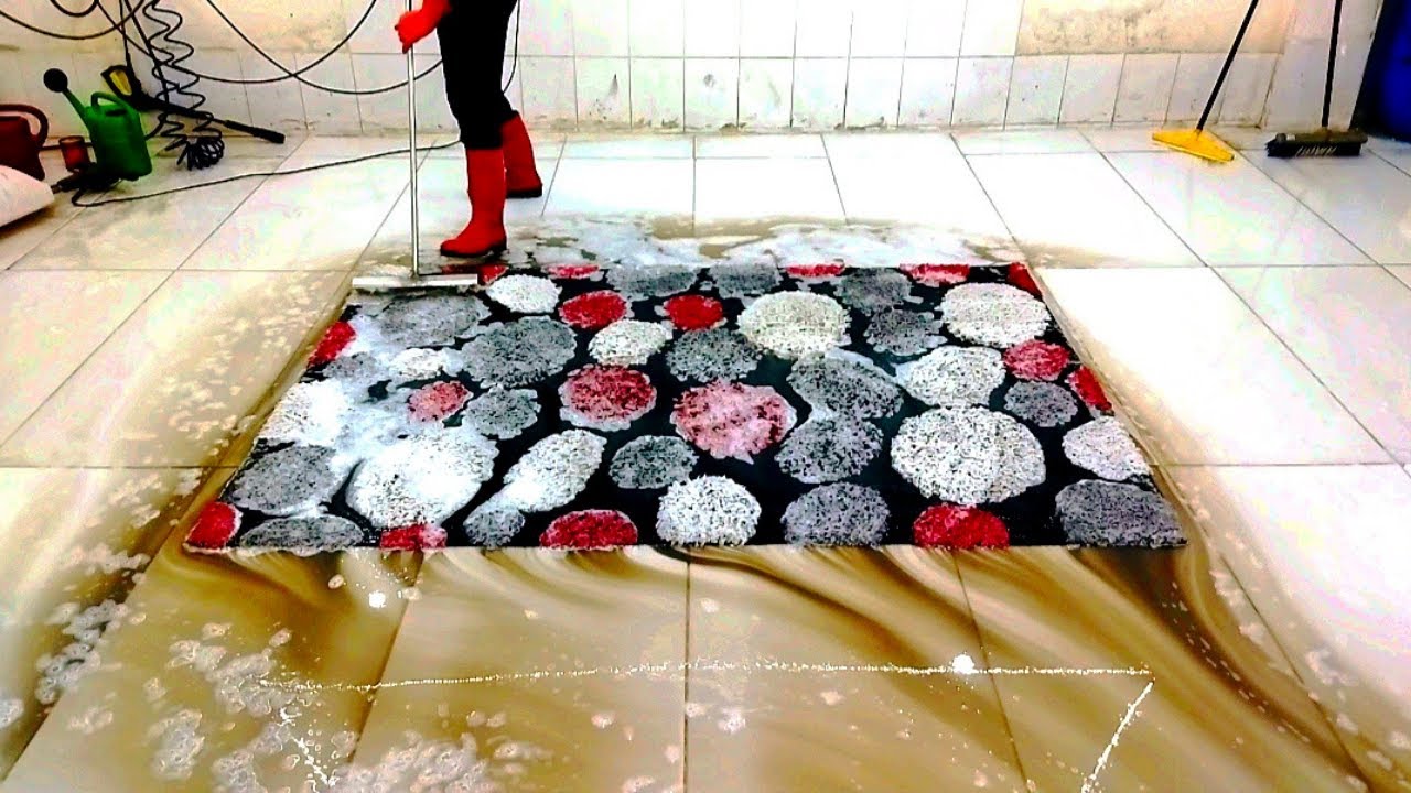 A Carpet That Is Both Large and Extremely Dirty! – Satisfying ASMR