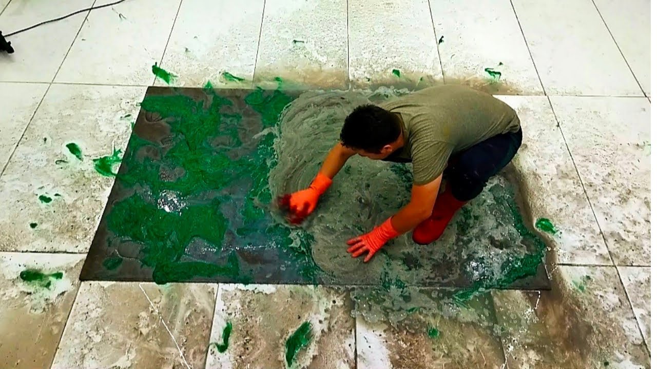 Incredible Dirty Kitchen Carpet Cleaning/Restore – Satisfying ASMR