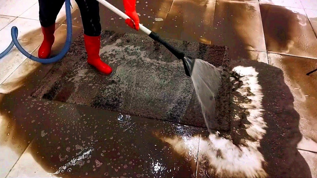 What Kind of Slime Is This! Horrible Dirty Carpet Cleaning – Satisfying ASMR Thumbnail