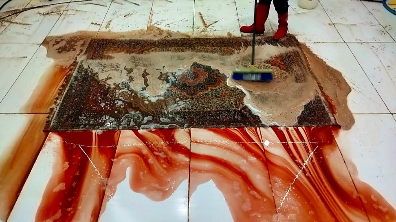 Extraordinarily Dirty Carpet Cleaning – Satisfying Rug Cleaning ASMR