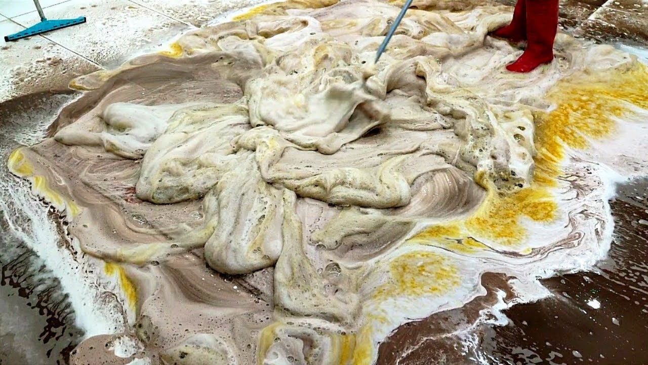 Bad Smelly and Sticky – Satisfying Dirty Children's Carpet Cleaning ASMR