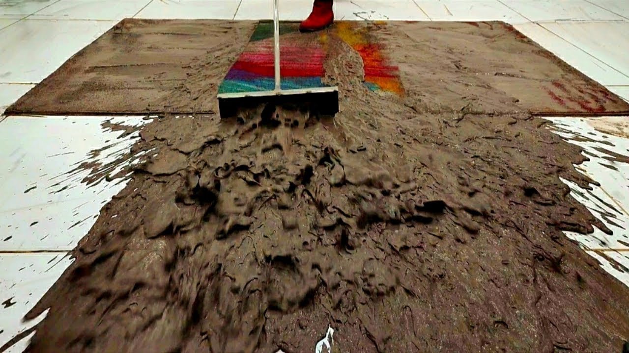 This Is Full Slime and Dirt II – Satisfying Colourful Stylish Carpet Cleaning ASMR